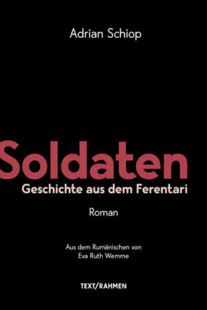 Der Ferentari ist der ärmste Bezirk der rumänischen Hauptstadt Bukarest, geprägt von Kriminalität und Obdachlosigkeit. In diese undurchschaubare und zwielichtige Welt zieht es den Ich-Erzähler Adrian, nachdem ihm seine Freundin Ana den Laufpass gegeben und er seinen Job als Journalist an den Nagel gehängt hat. Neben der Arbeit an einer Dissertation über die Manele-Kultur vertreibt er sich die Zeit in den heruntergekommenen Kneipen des Viertels und lernt dabei den Rom Alberto kennen, einen ehemaligen Häftling, der aus einer bekannten Gangsterfamilie stammt. Wider Erwarten entwickelt sich zwischen den beiden Männern schon bald eine innige, problembehaftete Liebesbeziehung. Adrian Schiops »Soldaten. Geschichte aus dem Ferentari« gilt als einer der ersten queeren Romane Rumäniens und besitzt mittlerweile Kultstatus. Der Roman wurde mehrfach ausgezeichnet, u. a. mit dem Preis für das beste Buch des Jahres 2014, verliehen von der rumänischen Buchindustrie, und dem Preis der Literaturzeitschrift Observator Cultural für den besten Roman des Jahres 2014. Zur Popularität von Autor und Buch hat zudem die erfolgreiche Verfilmung von Ivana Mladenovi? aus dem Jahr 2017 beigetragen.