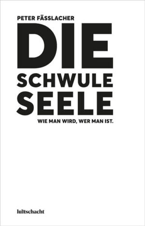 Wie kann es gelingen, als schwuler Mann ein selbstbewusstes Leben zu leben? Muss die Gesellschaft liberaler werden? Oder muss man selbst auch etwas dazu beitragen? Ist es notwendig, sich öffentlich zu seinem Schwulsein zu bekennen? Oder kann man auch glücklich sein, ohne sich zu outen? In seinem Buch beschreibt Peter Fässlacher die Dynamik der schwulen Seele: vom Gefühl der Minderwertigkeit über die Angst vor der Zurückweisung. Vom Bedürfnis, gesehen zu werden über die Furcht, sich zu zeigen. Welche Mechanismen verhindern es, ein angstfreies Leben zu leben? Und was kann man dagegen tun? Es sind archetypische Strukturen, die eine entscheidende Frage aufwerfen. Sie ist der Beginn jeder Entwicklung zu einer gefestigten, schwulen Identität. Sie lautet: Wer bin ich eigentlich?