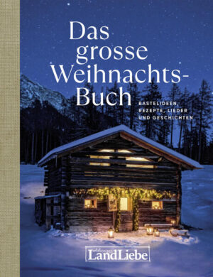 Weihnachtszeit - die schönste Zeit des Jahres! Es duftet nach Glühwein, Tannennadeln und Zimtsternen. Es klingt nach Kinderlachen, Kirchenglocken und Weihnachtsliedern. Diese edel ausgestattete Publikation versammelt die schönsten Weihnachtsprojekte der Schweizer LandLiebe. Rezepte für festliche Hauptgerichte wie Pastetli mit Morchelragout oder Kardy-Risotto, für feine Desserts wie Spekulatius-Gugelhöpfli oder Schwarzwäldertörtli und für himmlische Weihnachtsguetzli wie Ingwer-Spitzbuben oder Lebkuchen sorgen für eine genussvolle Adventszeit. Schritt-für-Schritt-Anleitungen für Türgirlanden oder selbstgemachtes Geschenkpapier sowie weihnachtliche Geschichten und Lieder laden ein zum gemeinsamen Basteln, Erzählen und Singen. Die Weihnachtszeit kann kommen!