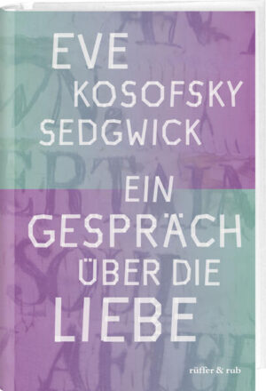 Eve Kosofsky Sedgwick (1950-2009) gehört zu den Begründer:innen der Queer-Theory und wurde insbesondere mit »Epistemology of the Closet« (1990) bekannt. 1991 wird bei ihr Brustkrebs diagnostiziert