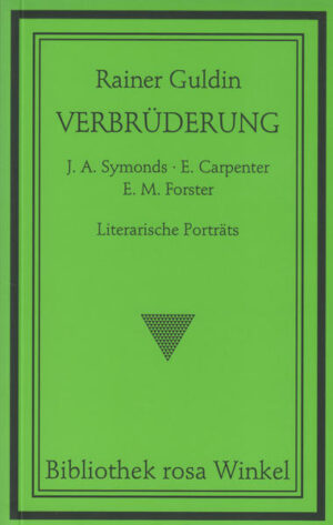 Verbrüderung, die homosexuelle Liebe zwischen Männern unterschiedlicher Klassenzugehörigkeit, war oft der Ausweg aus dem Dilemma, innerhalb der bürgerlichen Klasse keine homosexuelle Beziehung leben zu können. Sie prägte das Werk von John Addington Symonds (1840 - 1893), Edward Carpenters (1844 - 1929) und E. M. Forster (1879 - 1970) in besonderer Weise. E. M. Forsters Roman "Maurice" gilt als das bekannteste Beispiel dafür, diese Liebe literarisch zu gestalten.