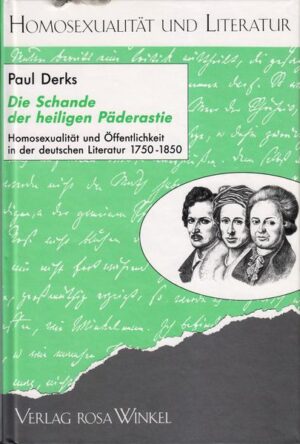 Die materialreiche Studie behandelt die publizistische Geschichte eines Vorurteils, die öffentliche Rede über Homosexualität und Literatur in einer der bedeutendsten Epochen der deutschen Literaturgeschichte. "Die Geschichtsschreibung der Homosexualität hat damit eine der sorgfältigsten und ertragreichsten Arbeiten erhalten, über die sie überhaupt verfügt." (Gert Mattenklott) (VrW)