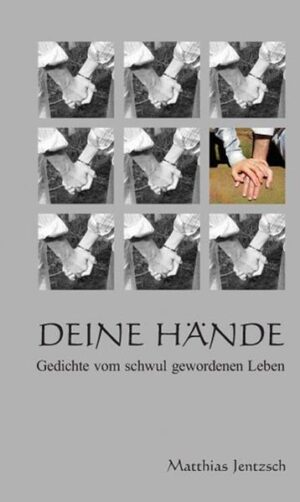 Leider hat der Verlag Druck-Zuck es versäumt, dem Buchhandel eine Inhaltsangabe zu dem Buch "Deine HändeGedichte vom schwul gewordenen Leben" von Matthias Jentzsch zur Verfügung zu stellen. Das ist bedauerlich, aber wir stellen unseren Leser und Leserinnen das Buch trotzdem vor.