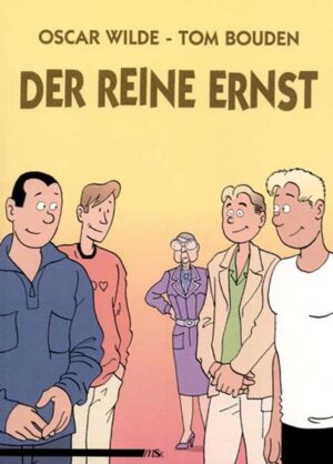 Oscar Wildes Theaterstücke werden in Deutschland gern den Boulevardtheatern überlassen, und was dabei herauskommt, erinnert oft an Heidi Kabel und Willi Millowitsch. Der Autor hätte sich sehr gewundert, wie sorglos sein geistreicher Witz zu Klamauk vermahlen wird. Und nur den Text zu lesen ist halt kein wirklicher Ersatz. Für Wilde-Fans und solche, die es werden wollen, präsentieren wir stolz die Lösung des Problems: Tom Boudens Comic-Inszenierung von "The Importance of Being Earnest" in Zweikanalton. Englisches Original und deutsche Übersetzung erscheinen gleichzeitig. Der Belgier Bouden zeichnet in der Linie claire, die durch "Tim und Struppi" weltbekannt geworden ist. Es wurde Wildes Originaltext verwendet und nur eine kleine Änderung vorgenommen: die jungen Frauen werden von Männern "gespielt". Wir gehen davon aus, daß Oscar Wilde mit dieser Korrektur mehr als einverstanden gewesen wäre.