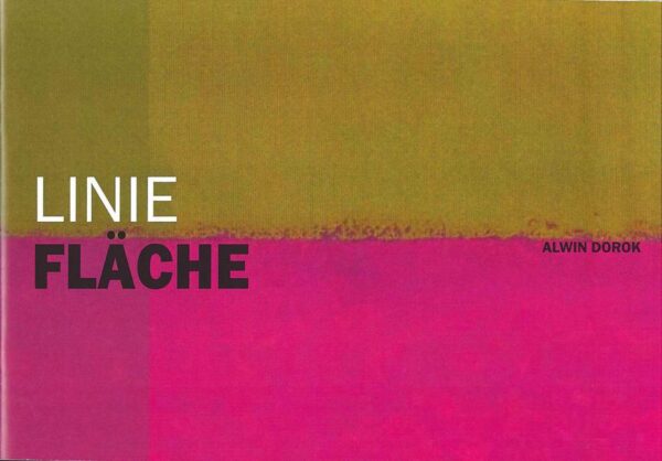 Alwin Dorok: Eine Linie entsteht dadurch, dass man einen Punkt A mit einem Punkt B verbindet, was freihändig passieren kann oder geometrisch gezirkelt. Zeichnern, Architekten oder Ingenieuren dient die Linie meist zur Definition von Flächen. Anders jedoch bei Alwin Dorok. Seine Linien entstehen durch das Aufeinandertreffen von zwei Flächen. Sie sind als Grenzlinien von Bedeutung, müssen aber nicht zwangsläufig durch einen Strich ausformuliert werden. Die eigentliche Bildgestaltung wird durch Flächen bewirkt, die sich durch geometrische Form, Farbe und Oberflächenbeschaffenheit voneinander absetzen. Alwin Dorok stellte sich die grundsätzliche Frage, was ein Bild zum Bild macht, bzw. was Malerei sei. Er kommt zu der Überzeugung, dass man jede Form von Malerei unabhängig vom Inhalt oder Stil auf drei Elemente reduzieren könne, Farbe Form und Duktus. Die Linie ist für ihn kein malerisches sondern rein grafisches Element. Sie entsteht durch das Zusammentreffen von Farben und Flächen. Frank Rukwied: Wird man sich über die erste Entstehungsphase von Frank Rukwieds Arbeiten am Bildschirm im Klaren, erwartet man im Ergebnis Formenstrenge und Klarheit der Minimal Art. Denn der erste Entwurf wird vom geometrischen Aufbau der Bilder bestimmt, einige Kompositionen scheinen nach mathematischen Formeln berechnet zu sein. Immer bilden Linien präzise Grenzen zwischen den Flächen, auch wenn diese wie bei Alwin Dorok nicht durch einen Strich definiert sind. Das Suchen der Bildform am Computer ist lang und skrupulös. Frank Rukwied legt die Farbe in jedem einzelnen Streifen fest, simuliert mögliche Farbverläufe und erhält dann einen stimmigen Entwurf, der ihm dann als Vorlage für die Arbeit an der Leinwand dient. Am Bildschirm schätzt Frank Rukwied die technischen Möglichkeiten der ergebnisnahen Simulation und der Korrekturmöglichkeiten des Entwurfs. Vom letzten Schritt einer streng vom Entwurf vorgegebenen technisch-handwerklichen Ausführung nimmt er jedoch Abstand zugunsten einer zusätzlichen Belebung seiner Bilder durch den Pinselstrich. In der manuellen Ausführung gibt es keine großen Änderungen im geometrischen Grundgerüst, aber die Arbeit der Hand, das Vermischen der Farben beim Malen und neue Intuitionen vor den Flächen bringen ein spürbares Zufallselement in das grundsätzlich streng geometrisch aufgebaute Bild hinein.