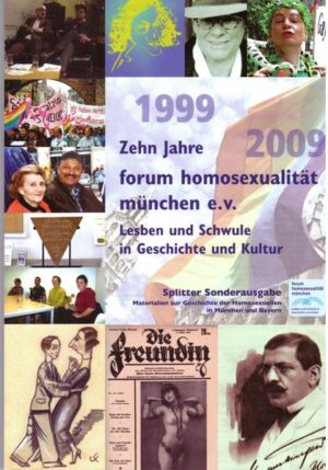 Im April wurde das "forum homosexualität und geschichte" in München gegründet. Die ehrenamtliche Initiative von Münchner Lesben und Schwulen ist von einem losen Zusammenschluss von Geschichtsinteressierten zu einer beachteten Gruppe geworden, die auf vielen Feldern Erinnerung bewahrt und vermittelt. Das über Jahrhunderte gesellschaftlich verdrängte und in Vergessenheit geratene Schicksal einer Minderheit von homosexuellen Männern und Frauen wird so durch unser Engagement in ein kollektives Gedächtnis einer inzwischen anerkannten Gruppe verwandelt. Wir sind uns bewusst, dass dieser Status brüchig und jederzeit gefährdet ist, und fühlen uns verpflichtet, mit unseren Aktivitäten unter Homosexuellen wie auch Heterosexuellen Sensibilität und Selbstbewusstsein zu schaffen. Wir blicken mittlerweile auf zehn erflogreiche Jahre der Geschichtsvermittlung und Kulturarbeit zurück, in denen wir mit Vorträgen, Erzählcafés , Generationengesprächen, Autorenlesungen, Publikationen, Ausstellungen und Stadtführungen eine Vielzahl von InteressentInnen erreicht haben. Unser Verein heißt seit 2007 "forum homosexualität münchen e.V. - Lesben und Schwule in Geschichte und Kultur".