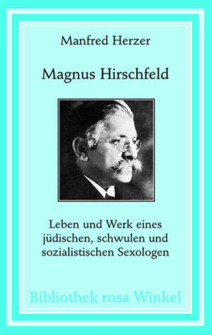 Magnus Hirschfeld (1868-1935), vor allem bekannt als Schriftsteller und Pionier der Sexualwissenschaft, war jüdischer Herkunft, sozialdemokratischer Reformpolitiker, Repräsentant der Schwulenbewegung am Beginn des 20. Jahrhunderts und unermüdlicher Agitator gegen den § 175. Er wurde verehrt und verfolgt, gefeiert und angefeindet. 1931 sah er sich genötigt, Deutschland zu verlassen