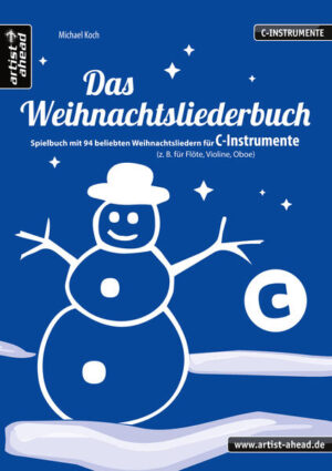 Spielpartitur für C-Instrumente (z. B. für Flöte, Violine, Oboe) • Das Album mit 94 beliebten Weihnachtsliedern für Blasinstrumente • Noten für bis zu 3 Melodieinstrumente (3-stimmig) • Jeweils erhältlich für C-Instrumente, B-Instrumente, Es-Instrumente und Klavierbegleitung • Alle Ausgaben sind miteinander kombinierbar Das Weihnachstliederbuch ist eine ausgesprochen schöne Sammlung aller gängigen Advents- und Weihnachtslieder. Michael Koch arrangierte sie so, dass sie für ein oder zwei Melodieinstrumente, mit oder ohne Begleitung, leicht zu spielen sind. Die Begleitung kann entweder das Klavier oder ein Bassinstrument übernehmen (Posaune, Bariton, Cello, Kontrabass, Fagott, Saxophon etc.). Durch seine Vielfalt bietet diese Weihnachtsliederbuch die Grundlage für alles weihnachtliche Musizieren - im Instrumentalunterricht, in verschiedenen Musikgruppen und natürlich in der Familie! Die Lieder sind geordnet nach: Adventslieder, Nikolauslieder, Weltliche Weihnachtslieder, Hirtenlieder, Engelslieder, Herbergslieder, Wiegenlieder, Allgemeine Weihnachtslieder.