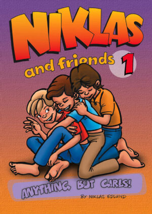 Niklas and his friends are on eve of puberty and discover new feelings for one another. First they dont take them too seriously but then sensivitive Niklas reveals the truth. To his surprise his friends like the idea that boys are allowed to hug and to cuddle. But can parents, classmates and even girls cope with stuff like that as well? A comic book for everyone who remembers all too well how he felt during puberty. A pleading for compassion and tolerance. Also available in a German version as Niklas and Friends - Bloß keine Mädchen!