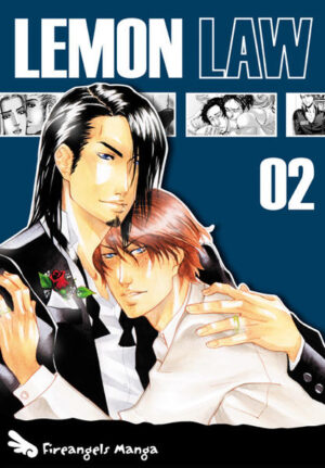 Lemon Law ist die 18+ Boys Love-Anthologie von Fireangels. -- Carved in Stone - Im Bann des Seeteufels (Manga) von Astasia: Auf einer kleinen Insel vor der schottischen Küste nimmt das Schicksal des jungen Damien eine erneute dramatische Wendung, als er dem Seeteufel Wyvern begegnet. Eine malerische, melancholische Geschichte der brasilianischen Künstlerin. -- Das Pfauenauge (Short Story, illustriert von SlippedDee) von Anne Lail Delseit: 35 Jahre nach einer nuklearen Katastrophe fristen die Überlebenden ein streng geordnetes Leben auf Raumstationen im Orbit der Erde. David ist einer von ihnen und sehnt sich nach dem blauen Planeten und menschlicher Nähe. -- Schlussstriche und Teufelskreise (Short Story, illustriert von Sia) von Anne Lail Delseit: Johannes kann sich immer noch nicht von seinem Ex-Freund lösen, obwohl er längst eine neue Beziehung führt. Eine Kurzgeschichte über zerplatzte Träume, Beziehungen und Schuldgefühle. -- Sphinx (Manga) von Conny Chiwa Brodtbeck: Ein mutiger junger Schäfer will ein Lämmchen vor einem hungrigen Sphinx beschützen. Ein erotisches Abenteuer vor mythologischer Kulisse. -- Ai no Jihaku (Manga) von Lisa Santrau: Ein junger Künstler versucht, seine Schaffensblockade zu überwinden und findet einen ganz besonderen Mentor. -- Ungestellt (Manga) von Niki Smith und Tina Anderson: Ungestellt ist eine einfühlsame, witzige Geschichte über Vorurteile und deren Überwindung.