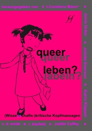 Queer lebt sich! Voll im Trend scheint die quirlig-queere Szene, die sich Geschlechter aneignet wie den neuesten Schick. Alles Jacke wie Hose? Oder steckt hinter dem Label von queer ein queerender Protest, der über die reine Austauschbarkeit geschlechtlicher und somit gesellschaftlicher Kategorien hinausweist? Diesen und anderen Fragen geht der vorliegende Band nach und versucht das Queerende aus verschiedenen Kontexten heraus zu filtrieren und in sie hinein zu denken sowie nach möglichen Handlungsalternativen zu suchen. Denn das Private ist schon längst politisch, nur muss es auch wieder einmal gesagt sein dürfen. Daher wird nicht nur wild wissenschaftlich gestikuliert, sondern kritisch politisiert. Im Fokus stehen entgegen einem ausschließlich wissenschaftlichen Mehrwert die Lebenspraxen und Verhandlungsräume einer sich nicht-heteronormativ gestaltenden (Sub-)Kultur.