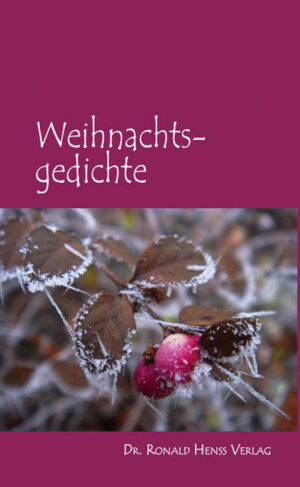 Lieber Leser, liebe Leserin, Dieses Buch ist ein Geschenk. Nimm dir Zeit und lies darin. Manches gibt es zu entdecken: Herzblutverse, warme Reime, Landschaftsbilder und geheime Wünsche für die Weihnachtszeit. Wenn es dir gefallen hat Und dir die Gedichte schmecken, Sei doch bitte eingedenk Deiner Freunde und Bekannten, Deiner Lieben und Verwandten. Mach auch ihre Seelen satt: Dieses Buch ist ein Begleiter - Schenke es und gib es weiter.