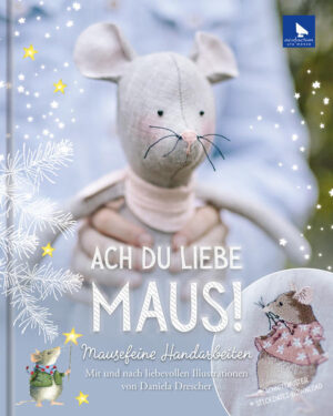 Die kleine Mausfamilie zeigt uns ihre liebsten Handarbeitsprojekte für die Winter- und Weihnachtszeit. Die liebevollen Zeichnungen stammen aus der Feder von Daniela Drescher und laden zum Träumen und Wohlfühlen ein. In diesem Buch werden die niedlichen Mäuse per Hand und auch mit der Stickmaschine gestickt und zu zauberhaften Projekten verarbeitet: auf Babykleidung, Kissen, Decken, Läufern und vielen Dingen mehr, die wir für unser schönes Zuhause und unsere Seele in der dunklen Jahreszeit so gerne haben. Auch enthalten sind kleine Strickprojekte und ein Puppenkurs für Mausjunge und Mausmädchen. Mit im Buch sind ein Schnittmusterbogen für die Babykleidung und Downloadcodes für Stickdateien.