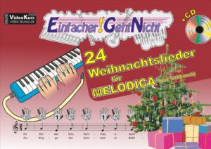 Einfacher geht es nicht: Die 24 schönsten Weihnachtslieder mit einzigartiger Notationsergänzung, die von Einsteigern sehr schnell auf auf der Melodica gespielt werden können. Das funktioniert ohne Notenkenntnisse, die spielerisch und ganz nebenbei gelernt werden. Einzigartige Grafiken zeigen die Lage der Hände und die anschlagenden Finger. So können die Melodien ohne weitere Hilfsmittel sehr schnell und mit viel Spaß gespielt werden. Achte auf das Musikinstrument: Du benötigst eine Melodica mit Schlauch. Dieser wird bei den meisten Instrumenten mitgeliefert. Dies ist notwendig, damit Du beide Hände zum Spielen wie auf einem Keyboard einsetzen kannst. Ein besonderes Erlebnis und kleine Herausforderung: Das Mitspielen zum Play Along! Zu jedem Lied gibt es ein "Play Along" in langsamen Tempo mit Einzähl-Klick und eine schnellere Instrumentalversion zum Kennenlernen der Melodien, Mitsingen oder Mitspielen für Fortgeschrittene. Diese sind auf der beiligenden Audio-CD oder per Link zu verschiedenen Streamingdiensten direkt auf dem Smartphone verfügbar. Viele kostenlose Ergänzungen! Der Verlag aus Freiburg im Breisgau bietet außerdem zum Download auf seiner Webseite: ✔️ Begleitvideos mit Infos und nützlichen Tipps zum Spielen. ✔️ Liedtexte zu allen Liedern ✔️ Noten mit den Zweitstimmen zu allen Liedern ✔️ Noten für Klavierbegleitung zu allen Liedern Alles passt zusammen: Die Lieder in den Heften dieser Reihe sind so arrangiert, dass sie mit den anderen Instrumenten (Glockenspiel, Gitarre, Mundharmonika, Ukulele, Blockflöte, Kalimba, usw.) zusammen gespielt werden können. Inhalt: 01: Ihr Kinderlein, kommet 02: Schneeflöckchen, Weißröckchen 03: Vom Himmel hoch, da komm' ich her 04: Alle Jahre wieder 05: Am Weihnachtsbaum die Lichter brennen 06: Morgen, Kinder, wird's was geben 07: Kommet ihr Hirten 08: Leise rieselt der Schnee 09: Morgen kommt der Weihnachtsmann 10: Still, still, still, weil's Kindlein schlafen will 11: O du fröhliche, o du selige 12: Lasst und froh und munter sein 13: Laterne, Laterne 14: Sankt Martin 15: Stille Nacht, heilige Nacht 16: Zu Bethlehem geboren 17: O Tannenbaum 18: Kling, Glöckchen, kling 19: Ich geh mit meiner Laterne 20: Was soll das bedeuten 21: Fröhliche Weihnacht überall 22: Süßer die Glocken nie klingen 23: Nun singet und seid froh! 24: Jingle Bells Viel Spaß beim Spielen auf deiner Melodica