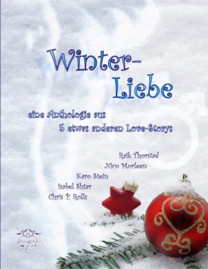 Winterliebe ist eine Anthologie aus fünf sinnlich-romantischen, humorvollen und homoerotischen Love Storys Definitionssache von Raik Thorstad Leif fiebert Weihnachten entgegen. Im wahrsten Sinne des Wortes. Er hat nur ein Ziel vor Augen: die letzten Tagen im Geschäft überstehen und ins Bett fallen, während der Rest der Welt unter dem Weihnachtsbaum sitzt. Schlecht gelaunt stellt er sich auf Schmerztabletten,Taschentücher und Hustenbonbons ein und bekommt ein Geschenk, mit dem er schon lange nicht mehr gerechnet hat Feuersteine von Chris P. Rolls Feuersteine enthalten ein inneres Feuer, sagt man. Vor Jahren bekam Aischa einen solchen Stein und seither gehen ihr diese besonderen Augen nicht mehr aus dem Sinn. Viel hat sich danach in ihrem Leben verändert. Jeden Weihnachtsmarkt besucht sie in der stillen Hoffnung, diese Augen wiederzusehen. Als sie Lily trifft, muss sie herausfinden, ob das Feuer im Innern des Steins auch stark genug in ihrem Herzen brennen kann. Mit Plätzchen fängt man Engel von Nico Morleen Eigentlich liebt Blake die Weihnachtszeit, doch dieses Jahr ist ihm die Lust darauf gründlich vergangen. Das wiederum sieht Cai überhaupt nicht ein. Von Rentieren und Ritualen von Karo Stein Michael war sich sicher, dass er in Robert den Partner gefunden hatte, der perfekt zu ihm passte. Mit dem ersten Advent und einer ungeahnten Überraschung kamen ihm allerdings die ersten Zweifel. Aber manchmal kann eine besondere Bestellung im Internet auch ein ganz besonderes Weihnachtsritual schaffen. Weihnachtsmann zu verschenken von Isabel Shtar Kurz vor Ladenschluss am Heiligabend. Immer noch kein Geschenk für die exzentrische Mutter. Und dann auch noch so ein professioneller Kinderbelüger mit falschem Rauschebart und schlechtem Humor. Gut, dass Judas sowohl ein Gedicht als auch einen speziellen Wunsch parat hat