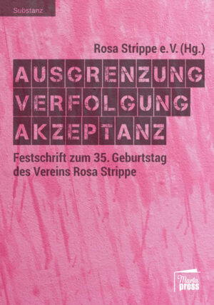 Der vorliegende Sammelband "Ausgrenzung - Verfolgung - Akzeptanz" erscheint zum 35. Geburtstag des gemeinnützigen Vereins Rosa Strippe. Die Mitarbeiter_innen der psychosozialen Beratungsstelle für LSBT* (Lesben, Schwule, Bisexuelle und Trans*Menschen) in Trägerschaft des Vereins haben Sozialwissenschaftler_innen, Psychologen_innen, Pädagogen_innen und Historiker_innen gebeten, etwas aus ihrer Perspektive beizutragen. 1981 als "Homosexuelle Selbsthilfe Rosa Strippe Bochum e.V." in das Vereinsregister eingetragen und gestartet als Selbsthilfeinitiative, betreibt der Verein heute die zweitgrößte landesgeförderte LSBT*-Beratungsstelle in NRW. Durchschnittlich 600 Personen nehmen pro Jahr telefonisch, persönlich oder internetbasiert Kontakt zu den drei hauptamtlichen und den ehrenamtlichen Mitarbeiter_innen auf, um Information, Beratung und Hilfe zu bekommen, selbstbewusst und unbeschadet ihre sexuelle oder geschlechtliche Identität leben zu können. Die Themen der insgesamt neun Beiträge bilden das breite Spektrum der Arbeit des Vereins und der psychosozialen Beratungsarbeit ab: die Konstruktion von Homosexualität, sexuelle Vorurteile, Ausgrenzung von Lesben, Schwulen, Bisexuellen und Trans*Menschen, Verfolgung schwuler Männer während der nationalsozialistischen Terrorherrschaft, psychische Gesundheit von Lesben, Schwulen und Bisexuellen, die aktuelle Debatte um sexuelle Vielfalt, evidenzbasierte Antidiskriminierungsarbeit, die Lebenssituation sexueller Minderheiten in Afrika und lesbische Kulturpolitik.