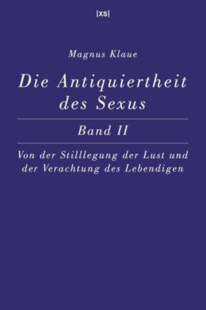 In elf Essays setzt Magnus Klaue seine Untersuchung der Neutralisierung jener Phantasien und Sehnsüchte fort, die einmal das Glücksversprechen der bürgerlichen Gesellschaft ausmachten und mit dieser liquidiert wurden. Es geht um feministische Männer und rechte Frauen, um das Verhältnis der Linken zur Mode, um Transsexualismus und Frauenbewegung, um Hannah Arendts und Jürgen Habermas Begriffe von Öffentlichkeit - und um die Neukonstitution des Verhältnisses von Körperlichkeit und öffentlichem Raum seit Corona. Mit dem I. Band von »Die Antiquiertheit des Sexus« ist der II. Teil verbunden durch die Intention, die selbstzerstörerischen Impulse eines auf Rationalität reduzierten Begriffs von Vernunft in den Blick zu nehmen und zu fragen, warum der Westen - weit davon entfernt, allein durch ihm äußere Feinde zerstört zu werden - aus sich selbst heraus Formen des Selbsthasses, der Zivilisationsverachtung und ein Bedürfnis nach Selbstliquidation entwickelt, das seine Grundlagen untergräbt.