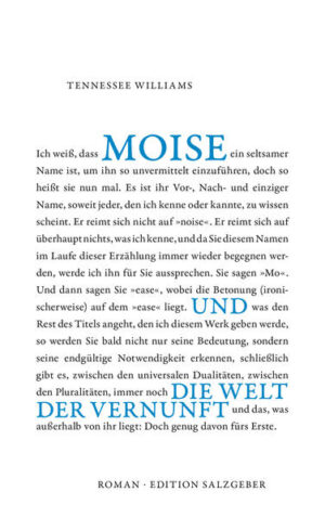 New York - Eine Nacht - Drei Menschen. Moise, eine begnadete aber mittellose Künstlerin, verzweifelt am Leben und gibt auf einer eigens dafür einberufenen Party ihren Rückzug aus der Welt der Vernunft bekannt. Der namenlose Erzähler, ein junger bedeutender und gescheiterter Schriftsteller und bester Freund von Moise, wird in dieser Nacht von seinem Freund verlassen und rekapituliert manisch schreibend sein Leben, seine Kindheit und Jugend, seine ersten Jahre in New York, und immer wieder Lance, seine erste große Liebe. Ein alter, ehedem erfolgreicher Bühnenschriftsteller auf der Suche nach menschlicher Nähe und dem Gefühl des vergangenen Erfolgs. Je tiefer die Nacht, desto größer die Verzweiflung und die Versuchung, aufzugeben. Aber der nächste Morgen kommt, und mit ihm erneut der Mut und die Hoffnung. Ein Abgesang auf der Welt der Vernunft und ein Plädoyer für Mitgefühl und Liebe, in einer großartigen Neuübersetzung von Josefine Haubold.