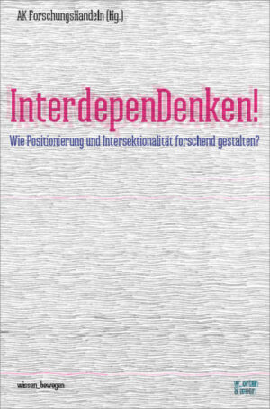 Der Sammelband InterdepenDenken! regt an, Intersektionalität nicht länger als additives Modell zu verstehen, sondern als Startpunkt für das eigene Forschen. Beginne ich mein forschendes Fragen mit komplexen Diskriminierungsstrukturen, hat dies Effekte auf Fragestellungen, methodisches Arbeiten und Formulierungen. Wieso spreche ich weiter von Sexismus oder Rassismus, wenn Diskriminierungsstrukturen nicht trennbar sind? Warum nutze ich einen Begriff wie Kolonialismus, auch wenn dieser stark westlich rassistisch geprägt ist? Wie kann ich mich im Forschen auf eine Ebene von Diskriminierung beziehen, ohne damit Ausschlüsse und Verkürzungen zu re_produzieren? Und was bedeutet es, als privilegierte Person zu Anti_diskriminierung zu forschen? Die einzelnen Artikel verdeutlichen an konkreten Beispielen, wie neue Formen wissenschaftlichen Arbeitens Wissensproduktionen verändern können. Dies führt zu einer grundlegenden Hinterfragung, Bearbeitung und Öffnung von Begriffen sowie Genres und macht wissenschaftliches Arbeiten als antidiskriminierendes ForschungsHandeln möglich.