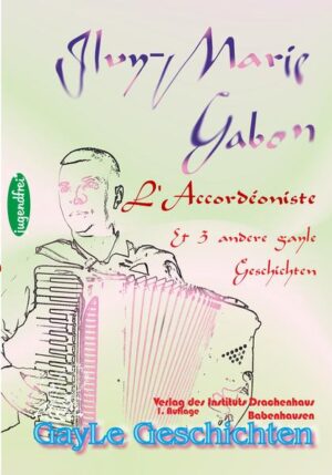 ERSCHIENEN ALS BUCH & EBOOK. Das erste Buch mit vier Kurzgeschichten der französischen Autorin Ilvy-Marie Gabon. Sie ist eine neue Schriftstellerin auf dem großen Gebiet der schwulen Literatur. Ilvy-Marie schreibt sanfte Geschichten, nicht ohne Witz und Reiz, aber ohne explizite Erotik. Ilvy-Marie Gabon hat, ebenfalls wie viele andere Autoren, dieses Pseudonym gewählt. Ihre Familie wäre nicht begeistert von dieser Nebentätigkeit und auch in ihrem Freundeskreis befinden sich wenige, die nicht ausgesprochen homophob sind - leider nicht ungewöhnlich für ein kleines Dorf in der Nähe er Kleinstadt mitten in Frankreich. Also abseits jedes offen schwulen Lebens. Es ist für den Verlag des Instituts Drachenhaus ein Versuch, auch das Genre der nicht expliziten Erotik zu bedienen. * L'Accordéoniste (Der Akkordeonspieler) * Reflet du soleil d'automne (Herbstsonne im Spiegelbild) * Lonely way (Einsamer Weg) * Sommeil Hibernal (Ein Koch im Winterschlaf)