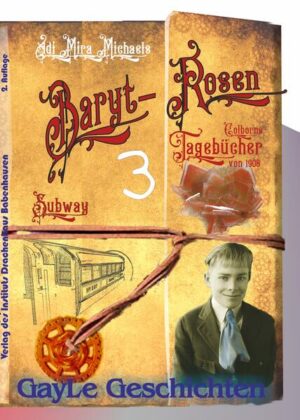 DIESES BUCH IST ALS PRINT UND ALS EBOOK ERSCHIENEN! Barytrosen - Colborns Tagebücher, Band 03 Subway Baryt ist ein Mineral, das als weißes Pulver u.a. zum Weißen von Papier eingesetzt wird. Die Rosen sind seine wundervollen Kristallausbildungen. Eine wahrlich epochale Gay-Ge­schich­te ist die Romanfassung der Tagebücher von Colborn Havelock Charles Huggins, einem schottischen Jungen, geboren 1890. Er ist gay - das Wort schwul gab es damals in diesem Zusammenhang noch nicht, erkennt das auch bald. Colborn, der sich lieber nur Col nennen lässt, ist ein aufgeweckter, überaus neugieriger Junge, der alles und noch viel mehr wissen will, und im zarten Alter von 11 Jahren beginnt, einen Stammbaum seiner recht turbulenten Familie zu entwerfen und zugleich ein Tagebuch zu schreiben. Diese Tagebücher des um 1980 herum verstorbenen Colborn arbeitet der Autor Adi Mira Michaels sorgfältig auf, überprüft noch mal alle geschichts- und gesellschaftsrelevanten Kriterien, versucht sogar, der damaligen Sprache zu folgen, ohne sie aber unverständlich werden zu lassen. ------------ Band 03: Subway Kenneth verträgt die baldige Bekanntheit Colborns in Glasgow schlechter, als Col es gedacht hatte. Vor allem, als Col einen Skandal mit sehr jungen Jungs in der Glasgower U-Bahn aufdeckt, Boys, die 6 Tage 9 Stunden für einen Hungerlohn im Dunkeln der Tunnel arbeiten müssen, wobei einer tödlich verunfallt, wird es Kenneth endlich zu viel. Eifersucht, Neid, Missgunst, Stress mit dem eigenen, anstrengenden Studium - Kenneth verschwindet nach Edinborough. Col ist enttäuscht, doch der nächste steht schon vor der Türe. Dorset.