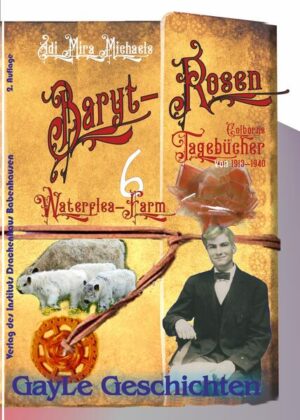 DIESES BUCH IST ALS PRINT UND ALS EBOOK ERSCHIENEN! Barytrosen - Colborns Tagebücher * Baryt ist ein Mineral, das als weißes Pulver u.a. zum Weißen von Papier eingesetzt wird. Die Rosen sind seine wundervollen Kristallausbildungen. Eine wahrlich epochale Gay-Ge­schich­te ist die Romanfassung der Tagebücher von Colborn Havelock Charles Huggins, einem schottischen Jungen, geboren 1890. Er ist gay - das Wort schwul gab es damals in diesem Zusammenhang noch nicht, erkennt das auch bald. Colborn, der sich lieber nur Col nennen lässt, ist ein aufgeweckter, überaus neugieriger Junge, der alles und noch viel mehr wissen will, und im zarten Alter von 11 Jahren beginnt, einen Stammbaum seiner recht turbulenten Familie zu entwerfen und zugleich ein Tagebuch zu schreiben. Diese Tagebücher des um 1980 herum verstorbenen Colborn arbeitet der Autor Adi Mira Michaels sorgfältig auf, überprüft noch mal alle geschichts- und gesellschaftsrelevanten Kriterien, versucht sogar, der damaligen Sprache zu folgen, ohne sie aber unverständlich werden zu lassen. ------------ Band 06: Waterflea-Farm Das neue Zuhause von Col, Dorset und Rashid, einem indischen Ex-Studenten, ist seit 1911 ein Landgut in den Highlands, eine Farm, die nur mit gay Boys betrieben wird. Das Leben blüht, doch der Weltkrieg beendet die Verkaufsreisen, Veränderungen überall beeinträchtigen auch sie, doch sie als Lebensmittelproduzenten in dieser Zeit, bleiben vom Krieg unbehelligt. Sie spielen Schicksal für viele Leute. Aber das Schicksal ärgert auch Col: Als er 1940, knapp vor Italiens Eintritt in den 2. Weltkrieg, in die Schweiz umzieht, wird ihm eine ganze Kiste der Tagebücher gestohlen. Es bleibt ihm nicht viel anderes übrig, als seine Erinnerungen zusammen mit seinen Freunden zusammenzufassen. 1940 enden auch die Tagebücher.