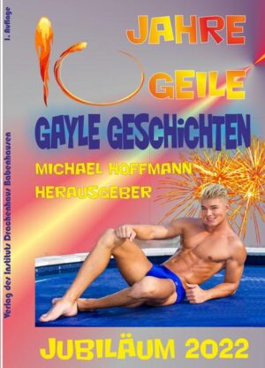 DIESES BUCH IST ALS PRINT UND ALS EBOOK ERSCHIENEN! Ich kann es auch kaum glauben: zehn Jahre soll es schon her sein, dass ich mit meinem kleinen Ein-Mann-Verlag die GayLen Geschichten ins Programm aufgenommen habe? Und doch, es ist wahr! Im August 2022 feiern wir, meine Autoren und ich, dieses Jubiläum. Und wie es sich für einen Buchverlag gehört, mit einem eigenen Buch! Meine Autoren haben dazu ihre Geschichten zugesteuert, sodass dieser Jubiläumsband eine Sammlung aus sechs nagelneuen verschiedenen schwulen und erotischen Geschichten darstellt, die siebte Erzählung ist  einfach süß! Dabei ist JEDE der Geschichten vollkommen anders. Anders erzählt, vollkommen andere, individuelle und wie immer perfekt gezeichnete Charaktere -- ein erotischer Lesespaß! Adi Mira Michaels Grenzerfahrung * Ilvy Marie Gabon Das Haus in der Rue François Miron * Urs Matthäus Burse Space-Trip * Adi Mira Michaels Fensterln * Darian Kelitis Rabaukenstrafe * Adi Mira Michaels Pool & Water Service * Uwe Hermann M@skarade