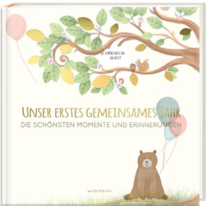 UNSER ERSTES GEMEINSAMES JAHR! Die schönsten Momente und Erinnerungen - ein bezauberndes Buch zum Ausfüllen. Der PAPERISH Verlag und Pia Loewe haben ein bezauberndes Babyalbum für die schönsten Erinnerungen und wichtigsten Momente der ersten Jahre gestaltet. Dieses besondere Babybuch erfüllt nicht nur höchste gestalterische Ansprüche, es bietet spannende kreative Eintragmöglichkeiten mit Platz für die schönsten Photos und Erinnerungen. Themen wie die eigene Familie, Geburt und die Zeit danach werden genauso behandelt wie das erste Lächeln, die ersten Schritte sowie die wichtigsten Meilensteine in der Entwicklung. Ein wunderschönes Geschenk um die einzigartige Zeit nach der Geburt festzuhalten und viele Jahre später wieder aufleben zu lassen. Eine ganz besonderes, einzigartiges Erinnerungsalbum Höchster Anspruch an Qualität und Herstellung des Buches Hochwertige und liebevolle Gestaltung mit viel Platz für Bilder Texte und Erinnerungen Die wichtigsten Themen rund um die Geburt und das erste Jahr danach stabiles Hardcoverbuch mit Fadenbindung, Kapitalband und dickem Naturpapier tolle Goldfolienprägung als Highlight auf dem Cover