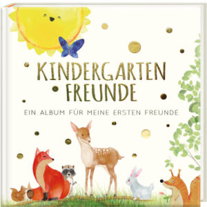 Die perfekte Erinnerung an die ersten Freundschaften und die aufregende Zeit im Kindergarten Ein ganz besonderes Freundebuch für begeisterte Tierfreunde und ihre ersten Begleiter und Begleiterinnen im Kindergarten. Zuckersüße Tiere führen durch ein wundervolles Freundealbum, indem jeder auf besondere Weise eingeladen wird, sich zu verewigen - damit die ersten Freundschaften im Leben nicht vergessen werden und später wieder aufleben können. Auf 72 Seiten kann man reichlich Fragen beantworten, ankreuzen, ausmalen und mitmachen um auf natürliche Weise die soziale Bindung und persönliche Kreativität zu fördern. Damit das Freundschaftsbuch auch lange Freude bereitet, sind die Seiten besonders stabil und der Einband des Buches fest und folienkaschiert. Und für das gewisse Etwas gibt es eine wunderschöne Goldfolienprägung auf dem Cover des Buches, so kann jeder erkennen dass es sich um ein einzigartiges, persönliches Erinnerungsstück handelt. Ein besonderes Geschenk für die Zeit im Kindergarten und die ersten Geburtstage mit Freunden! Eine ganz besonderes, einzigartiges Erinnerungsalbum Höchster Anspruch an Qualität und Herstellung des Buches Hochwertige und liebevolle Gestaltung mit viel Platz für Bilder Texte und Erinnerungen Die wichtigsten Themen rund um den Kindergarten und die ersten Freundschaften stabiles Hardcoverbuch mit Fadenbindung, Kapitalband und dickem Naturpapier tolle Goldfolienprägung als Highlight auf dem Cover