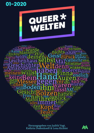 Queer*Welten ist ein vierteljährlich erscheinendes queerfeministisches Science-Fiction- und Fantasy-Zine, das sich zum Ziel gesetzt hat, Kurzgeschichten, Gedichte, Illustrationen und Essaybeiträge zu veröffentlichen, die marginalisierte Erfahrungen und die Geschichten Marginalisierter in einem phantastischen Rahmen sichtbar machen. Außerdem beinhaltet es einen Queertalsbericht mit Rezensionen, Lesetipps, Veranstaltungshinweisen und mehr. In dieser Ausgabe: Nebelflor von Annette Juretzki (Kurzgeschichte) Feuer von Lena Richter (Kurzgeschichte) Die fortgesetzten Abenteuer des Spaceschiffs Plastilon von Jasper Nicolaisen (Ballade) Die Heldenfresserin von Anna Zabini (Kurzgeschichte) Von Orks, Briten und dem Mythos der Kriegerrassen (Teil 1) von James Mendez Hodes (Essay)