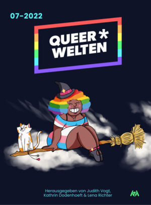 Queer*Welten ist ein vierteljährlich erscheinendes queerfeministisches Science-Fiction- und Fantasy-Zine, das sich zum Ziel gesetzt hat, Kurzgeschichten, Gedichte, Illustrationen und Essaybeiträge zu veröffentlichen, die marginalisierte Erfahrungen und die Geschichten Marginalisierter in einem phantastischen Rahmen sichtbar machen. Außerdem beinhaltet es einen Queertalsbericht mit Rezensionen, Lesetipps, Veranstaltungshinweisen und mehr. In dieser Ausgabe: Medusas Lachen von Iva Moor (Kurzgeschichte) Die gläserne Tochter von Lisa Jenny Krieg (Kurzgeschichte) MGM & Baby Ray von Aisha Ella Dismond (Kurzgeschichte) Euer Happy End ist mein Alptraum - Queere und transhumane Ich-Erzähler*innen in phantastischer Literatur von Liv Katny (Essay) Der Queertalsbericht 04/2021