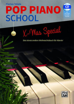 POP PIANO SCHOOL X-MAS SPECIAL ist mehr als nur ein Weihnachtsliederbuch für Klavier. Neben leichten bis mittelschweren Arrangements bekannter und beliebter Weihnachtslieder werden an vielen Stellen praktische Tipps und Anleitungen zum kreativen Umgang mit Weihnachtsliedern gegeben. Im Fokus steht dabei auch das Thema Liedbegleitung am Piano. Dieses etwas andere Weihnachtsbuch ist in drei Teile gegliedert: - TEIL 1 Easy Piano - TEIL 2 SONGBEGLEITUNG versus SOLO PIANO/THEORIE - TEIL 3 FÜR FORTGESCHRITTENE Nach dem Motto Christmas and more ... wird hier weit mehr vermittelt, was von praktischem Nutzen ist - nicht nur im Hinblick auf die Weihnachtszeit: ◆ Akkorde („Pop-Dominanten“, „Xmas-Pop-Formel“, weite Lagen etc.) ◆ Einfache Liedbegleitung und Möglichkeiten zum Ausbau von Stücken ◆ Flexibles Umschalten zwischen Songbegleitung und Solo Piano ◆ Anregungen zum freien Spiel nach Akkorden ◆ Arrangieren für Solo Piano - in nur drei Schritten ◆ Bekannte Weihnachtslieder in verschiedenen Stilen! Von klassisch-traditionell bis modern: Pop, Rock, Jazz, Latin, Boogie Woogie etc. Nutzen Sie die Weihnachtszeit, um Ihr musikalisches Wissen praxisorientiert zu erweitern, insbesondere im Umgang mit Akkorden! Denn wer sich die Fähigkeit aneignet, auch mal frei und ohne Noten zu spielen, kann die Weihnachtszeit mit mehr Leichtigkeit angehen - vor allem, wenn die Zeit zum „Üben“ mal wieder zu knapp ist. Auf diese Weise lädt X-MAS SPECIAL zum kreativen und flexiblen Umgang mit Weihnachtsliedern ein. Die Möglichkeiten sind unbegrenzt ... Damit ist X-MAS SPECIAL eine ideale Ergänzung zur innovativen  POP PIANO SCHOOL für Einsteiger und anderen Klavierschulen.