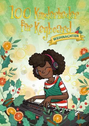 Im dritten Band der erfolgreichen Reihe „100 Kinderlieder für Keyboard“ wurden die schönsten Weihnachtslieder speziell für Kinder gesammelt. Es gibt zudem Ausgaben in drei weiteren Instrumentierungen - für Gitarre, für Ukulele und für Klavier. Traditionelle Weihnachtslieder für die ganze Familie, Weihnachtsklassiker von Rolf Zuckowski, Detlev Jöcker oder Frederic Vahle sind ebenso vertreten wie Popsongs wie Mary’s Boy Child von Boney M. oder Hurra, es schneit von Nena. Auch mit dabei sind viele beliebte Lieder aus der ehemaligen DDR, wie z.B. Oh, es riecht gut, Vorfreude, schönste Freude oder Tausend Sterne sind ein Dom. Die Sammlung eignet sich wunderbar für den Kindergarten, die Grundschule oder für das gemeinsame Singen und Musizieren zu Hause. Die Spiralbindung erleichtert das Umblättern der Seiten, Griffbilder und eine großzügige Notenaufteilung vereinfachen das Lernen und Spielen der Lieder.