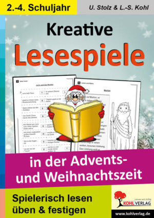 Lesespiele sind bei Schülerinnen und Schülern immer beliebt, sie bringen daher einen hohen Lernzuwachs mit sich. Mit den abwechslungsreichen Lesespielen für die Grundschule speziell zur Advents- und Weihnachtszeit sind Freude und Erfolg garantiert! - Lesen - Spielen - Effektives Lernen 72 Seiten, mit Lösungen