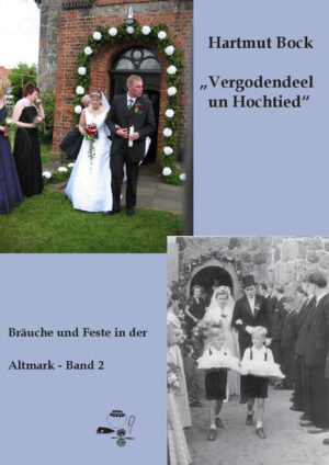 Im Frühjahr 2022 stellte Hartmut Bock sein Buch „Vergodendeel un Hochtied“ vor. Aufgrund des enormen Interesses war innerhalb weniger Wochen die erste Auflage vergriffen. In dem nun vorliegenden 2. Band werden einige in Vergessenheit geratene Bräuche thematisiert, und es wird der Frage nachgegangen, welche Bräuche noch heute in der Altmark aktiv praktiziert werden. Inhaltsverzeichnis Grußwort Geleit Vorwort Klasbur - Fasselaobend - Vergodendeel Winterzeit - Winterarbeiten und Winterfreuden Advent - Burklas und Klasbur Heiligabend und Weihnachten Die „Zwölften“ Silvester und Jahreswechsel Grenzöffnungsfeiern „Grünkohlwanderungen“ Lichtmess Fastnacht - Fasselaobend Die Stüpen in Henningen (Volker Ahrends) Mit „Feuer und Flamme“. Dährer Narren wieder topfit. Glamouröser Start in die 69. Saison (Kay Zuber) Palmsonntag und Ostern Osterfeuer Ostersingen in Ziemendorf und Brautballsingen in Arendsee (Ernst Schwarz) Ostereiertrudeln Erster Mai Maibaum-Tradition in Henningen (Volker Ahrends) „Klein-Pfingsten“ in Zießau (Eckerhard Schwarz) Himmelfahrt Pfingsten Pfingstspieß in Bonese (Kai Zuber) Pfingstmeier und Hundebettel in Wollenhagen (Siegfried Jordan) Pfingstbraut in Dülseberg (Kai Zuber) Pfingsttradition lebt weiter. Nach zwei Jahren Corona-Zwangspause sind Schmölauer 2022 wieder aktiv (Kay Zuber) Farbenprächtiges Pfingstfest im Museum. Mit dem Programm „Folk und Folklore“ lockte das Frei-lichtmuseum hunderte Gäste (Kay Zuber) Kränzchenreiten - Reiterspiele Schwein am Spieß in Henningen (Volker Ahrends) Sedanfeier (Alfred Bock) Ernte und Erntebräuche Metköst und Hammelköst Tag der Deutschen Einheit Martinssingen Totengedenken und Volkstrauertag Kinddöp - Hochtied - Bigruft Geburt, Taufe und Namensweihe Kindheit Schul- und Jugendzeit Der Schulbeginn von Berta Meyer aus Neuenstall um 1875 (Berta Gase) Die Patenschaft der Polytechnischen Oberschule Stöckheim mit der NVA in Rohrberg Konfirmation & Jugendweihe Exkurs: Die Katholiken und deren Feste nach dem Zweiten Weltkrieg im Meßdorf, Landkreis Stendal - ein kurzer Abriss (Lothar Mittag) Hochzeit Silberne und Goldene Hochzeit Trauer, Tod und Begräbnis Alltagsbrauchtum Ausgewählte Einblicke in das Alltagsbrauchtum der altmärkischen Ritterguts- und Schlossbesitzer Quellen, Literatur, Bildnachweis Register