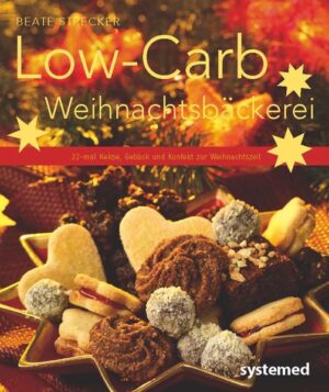 Was wäre Weihnachten ohne Lebkuchen und Plätzchen, die durchs ganze Haus duften, ohne verzierte Kekse, Rumkugeln, Konfekt und Stollen? Auch Low-Carb-Fans müssen darauf nun nicht mehr verzichten! In ihrem neuen Ratgeber zeigt Beate Strecker, dass die Weihnachtsbäckerei auch mit wenigen Kohlenhydraten ein Hochgenuss für die ganze Familie ist - und dabei auch noch kinderleicht gelingt. Also, frei nach Rolf Zuckowski: »… Schmeißt den Ofen an - und ran.« - Gelingt 100-prozentig! Wie in "Backen für den Alltag bewiesen - Über 20 zauberhafte Rezepte für die Low-Carb-Weihnachtsbäckerei - Wenige Zutaten, kinderleichte Vorbereitung, köstliches Gebäck - Infos zu Backzutaten mit ganz wenigen Kohlenhydraten und viel Geschmack - Praktische Gelingtipps auch für Gelegenheitsbäcker