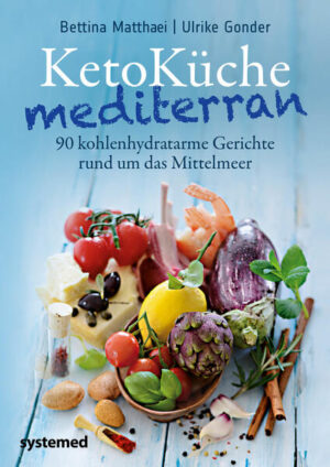 Viel frisches Gemüse, Salat, Fisch und Olivenöl machen die mediterrane Küche zu einer der gesündesten überhaupt. Ähnliches gilt für die ketogene Ernährungsform. Hierbei werden extrem wenig Kohlenhydrate dafür aber viel hochwertiges Fett gegessen, was nicht nur beim Abnehmen hilft, sondern auch heilsam bei vielen Krankheiten sein kann. Dieses Buch zeigt Ihnen, dass sich diese beiden Ernährungsformen hervorragend kombinieren lassen. Denn mediterran muss nicht Pizza, Pasta und Risotto bedeuten. Ob gebratener Halloumi mit Avocado-Tomaten-Salsa, kohlenhydratarme »Pizza« Mozzarella, Mandel-»Polenta« oder Forelle mit Kräuter-Pfeffer-Butter - mit den 90 Rezepten aus Italien, Spanien, Griechenland und Nordafrika genießen Sie köstliche Gerichte wie aus dem letzten Urlaub und tun gleichzeitig etwas für Ihre Gesundheit.