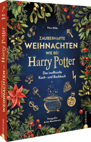 Magic Christmas mit unserem inoffiziellen Harry Potter Koch- und Backbuch Essen und Trinken wie in Harry Potters Welt: Was wäre diese magische Welt ohne die festlichen Gelage in Hogwarts, kulinarische Ausflüge nach Hogsmeade, die herzhaften Speisen im Fuchsbau und die ein oder andere Tasse Tee in Hagrids Hütte? Zur Weihnachtszeit ist sie von besonders köstlichen Düften erfüllt. Truthahn, buttrige Erbsen, Preiselbeersauce, Plumpudding, Butterbier und noch viel mehr - wem würde da nicht das Wasser im Munde zusammenlaufen? Weihnachten ist zauberhaft! Das erste Harry-Potter-Koch- und Backbuch zur Weihnachtszeit Authentische Rezepte für magische Köstlichkeiten wie in Harry Potters Welt Magische Stimmung für die schönste Zeit des Jahres Ideal als Geschenk für alle Harry Potter Fans zu Weihnachten, Geburtstag & Co. Dieses Buch ist kein offizielles Lizenzprodukt und wurde vom Rechteinhaber nicht autorisiert, genehmigt oder lizensiert.