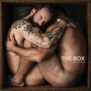 "Focused on themes of isolation, desire, conflict and empowerment, Ron Amatos photographic series and book, The Box, speaks to human experiences of self-discovery and community building. Using a series of boxes to create visual metaphors, Ron echoes his development from adolescence to adulthood through over 100 color, and black and white photographs. Evoking first his youth in Brooklyn, New York during the 1960s and 1970s, moving through his coming out as a gay man and to his present position as a respected professional photographer and teacher, Ron creates a vivid portrait of struggle and triumph. Individually the photographs evoke powerful responses. However, they achieve the scope of their power only in relation to each other. Reflecting the square of the boxes in the photographs, this 96-page book is designed in a 10-inch square format."