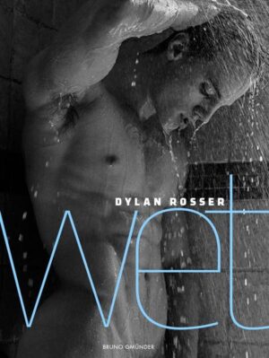 "Clothing is not an option, and bare-naked skin rules the day! Whether they are in the shower, in the pool or in the sea - Dylan Rossers men have two things in common: They are always as sexy as can be - and they are always wet. Hence the title of his newest photobook: Wet The photographer has been shooting the male nude for almost two decades and has worked with beautiful men from all around the globe. Based mainly in Ibiza (Balearic Islands), he often works in other locations like NYC, Paris, Los Angeles, Cape Town, Bali, Sydney. This photo book includes several never-before-seen images taken in the Mediterranean Sea, pools in Palm Springs and Los Angeles, showers all over the world, as well as some studio work. Since Dylan never works with clothing, here instead he uses water, almost like a fabric, washing over the body. Wet is a careful selection of tantalizing images showing a mix of full frontal nudes (flaccid and erect), striking portraits, and a close-up focus on skin, water and texture."