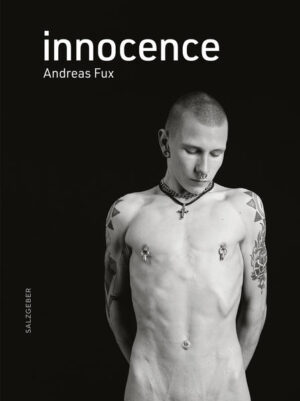 »Innocence« versammelt Porträts und Aktfotografien des Fotokünstlers Andreas Fux. Seine Protagonisten sind echte Berlin bad boys, die mit den glattgebügelten und kommerzialisierten Standards der schwulen Fotografie wenig gemein haben. Sie verkörpern eine entscheidende Periode in der Kulturgeschichte der Stadt, eine Zeit des Aufbruchs und der Emanzipation.