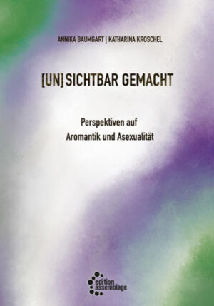 Dieser Einführungsband schafft eine kompakte und verständliche Basis zu den Themen Aromantik und Asexualität und beantwortet häufige Verständnisfragen. Das Buch zeigt auf, welche Formen die Diskriminierung aromantischer und asexueller Menschen annehmen kann und wie andere Diskriminierungsformen damit verwoben sein können. Es arbeitet historische Spuren der beiden Orientierungen bis in die Gegenwart auf und bietet Einblicke in heutige aromantische und asexuelle Lebensrealitäten. Zusätzlich zum Sachtext geben persönliche Beiträge von Mitgliedern der Communities einen Einblick in ihre Perspektiven. (un)sichtbar gemacht ist eine wertvolle Ressource für alle - unabhängig davon, ob sie sich zum ersten Mal über die Themen Aromantik und Asexualität informieren oder sich bereits damit auseinandergesetzt haben.