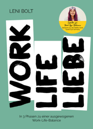 Be happy, work happy - mit der Hilfe von »Queer Eye Germany«-Coachin Leni! Du hast das Gefühl, du bist im Hamsterrad gefangen und dir würde ein bisschen mehr Work-Life-Balance guttun? Leni Bolt, bekannt aus der Netflix-Makeover-Serie »Queer Eye Germany« kann dir genau dabei helfen! Sie ist Expertin für mehr Achtsamkeit im Arbeitsleben und spricht in ihrem Ratgeber über hilfreiche Routinen, effektives Zeitmanagement sowie Wege zu mehr Selbstakzeptanz im Job.