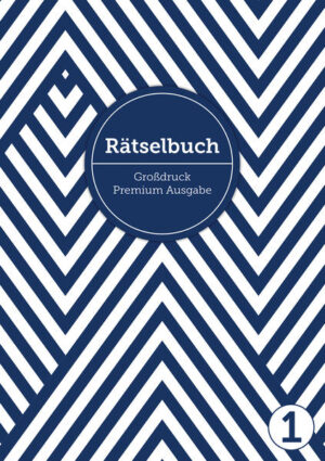 Mit dem deluxe Rätselbuch (DIN A4) in grosser Schrift kommt keine Langeweile mehr auf! Inklusive klassischem Kreuzwortraetsel, Sudoku, Stradoku, Schwedenraetsel, uvm. Der große Rätselspaß im Großdruck mit 128 Rätsel auf 120 Seiten + 8 Seiten Lösungen ist besonders gut für Senioren/Rentner geeignet. Schulen Sie Ihre Geduld, Intelligenz und Konzentration und bleiben Sie fit bis ins hohe Alter. Mit den Raetseln für Erwachsene fordern Sie Ihren Geist und Verstand auf unterhaltsame Weise. Egal ob zu Hause, unterwegs, allein oder zu zweit, Freunde des Denksports kommen hier voll auf ihre Kosten. Inklusive Lösungen am Ende des Buches. Rätseltypen: • Schwedenrätsel • Stradoku • Sudoku • Einer muss weg • Rätselpyramide • Schüttel-Schwedenkombinationen • Brückenrätsel • Zahlenkreuzworträtsel • Wabenrätsel • Schwedenrätsel ohne Vokale • Magische Quadrate • Ordnung muss sein