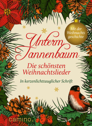 Die 15 beliebtesten Weihnachtslieder in kerzenlichttauglicher Schrift, ergänzt um die Weihnachtsgeschichte. Singen unterm Tannenbaum gehört zu einem schönen Weihnachtsfest einfach dazu. Damit auch bei romantischem Kerzenlicht alle mitsingen können, enthält dieses kleine Buch die Melodien, Texte und Gitarrenakkorde der 15 beliebtesten Weihnachtslieder. Das Besondere daran: Schrift und Noten sind auch bei schummeriger Beleuchtung gut lesbar - damit das gemeinsame Singen Freude macht. Aus dem Inhalt: O Tannenbaum O du fröhliche Stille Nacht, heilige Nacht Schneefl öckchen, Weißröckchen Morgen, Kinder, wird’s was geben Kling, Glöckchen, klingelingeling Alle Jahre wieder Leise rieselt der Schnee Kommet, ihr Hirten Macht hoch die Tür Was soll das bedeuten? Fröhliche Weihnacht überall Ihr Kinderlein kommet Vom Himmel hoch Zu Betlehem geboren