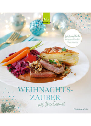 Merry Christmas! Herzhaftes und Süßes für Weihnachten Tauchen Sie ein in die festliche Welt der Weihnachtsküche mit dem Thermomix! In diesem Buch finden Sie eine reiche Auswahl an verlockenden Rezepten, die Ihre Weihnachtszeit unvergesslich machen werden. Ob knusprige Plätzchen, saftige Kuchen, raffinierte Vorspeisen, herzhafte Hauptgerichte oder himmlische Desserts - hier ist für jeden Geschmack und Anlass etwas dabei. Verbreiten Sie weihnachtliche Stimmung in Ihrer Küche, kochen Sie für Gäste und stellen Sie ein traumhaftes Weihnachtsmenü aus verschiedenen Vorspeisen, Hauptgerichten und Desserts zusammen. Lassen Sie sich von den Düften und Geschmäckern dieser besonderen Jahreszeit verzaubern und freuen Sie sich auf das Lob Ihrer Gäste, die von den unwiderstehlichen Kreationen begeistert sein werden!