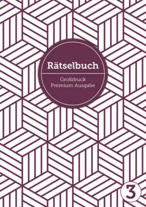 Band 3 der erfolgreichen Deluxe-Rätselbuch-Reihe mit extra grosser Schrift für ältere Leute, Senioren und Rentner. In dem Rätselheft (DIN A4) sind klassische Kreuzwortraetsel, Sudoku, Stradoku und Schwedenraetsel sowie viele weitere Rätsel enthalten - von leicht bis schwer ist alles dabei. Das Rätselbuch mit Großdruck und insgesamt 128 Rätsel auf 128 Seiten ist durch die große Schrift sehr gut lesbar und deswegen besonders für ältere Menschen geeignet. Fördern Sie Ihre Konzentration und Gedächtnis - so bleiben so bis ins hohe Alter fit. Mit den Rätseln für Erwachsene haben Sie nicht nur einen kurzweiligen Zeitvertrieb, sondern halten auch Ihren Geist auf Trab. Das Kreuzworträtselheft eignet sich auch ideal als Geschenk für Oma und Opa. Der große Rätselspaß für alle Freunde des Denksports. Am Ende des Buches gibt es zu allen Rätseln die passenden Lösungen. Folgende Rätseltypen sind im Buch enthalten: • Schwedenrätsel • Stradoku • Sudoku • Einer muss weg • Rätselpyramide • Schüttel-Schwedenkombinationen • Brückenrätsel • Zahlenkreuzworträtsel • Wabenrätsel • Schwedenrätsel ohne Vokale • Magische Quadrate • Ordnung muss sein