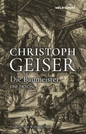 Christoph Geisers Fiktion Die Baumeister ist ein Stück literarischer Illusionsarchitektur, die den Rahmen für ein Fest der Sprache gibt. Die Fiktion beginnt mit einer Vision der Carceri-Blätter Piranesis, in deren orientierungslose Raumgebilde sich der Betrachter murmelnd und linsend hineinplappert. Zu seiner Stimme gesellen sich in diesem Inferno Begleitstimmen, von denen sich die des Limbo- Bewohners Johann Joachim Winckelmann herauszuheben beginnt. Dieser ästhetische Selbstzensor seiner Sinnlichkeit mutiert hier zum Rosa-Winkel-Mann, der schließlich aufbegehrend seinen Kerker verlässt. Statt sich schuldbewusst dem genüsslichen Selbsthass zuzuwenden, gehen die verschmelzenden Stimmen auf eine Reise, deren Ziel eine Utopie ist, welche die Rituale jeder Macht, ob Religion, Gesellschaft oder Sexualität, ironisieren wird. Der Rosa-Winkel-Mann imaginiert sich den neuen Gesprächspartner, der diese Utopie verwirklichen soll, den Baumeister der Zukunft, der die Reise auf dem Narrenschiff der Lüste mitmacht. Schließlich erhebt sich das Eiland aus dem Meer, das Paradies der Sinne, auf dem sich der Idealbau erheben wird, eine neue Abtei des »Tu, was du willst!«. Aber wie es solchen Festbauten ergeht, ist es ihr Zweck, sich selbst in einem Feuerwerk zu zerstören  Christoph Geisers Fiktion ist eine kleine Gottlose Komödie, ein Bosch-Triptychon der sieben möglichen und anderer unmöglicher Todsünden.