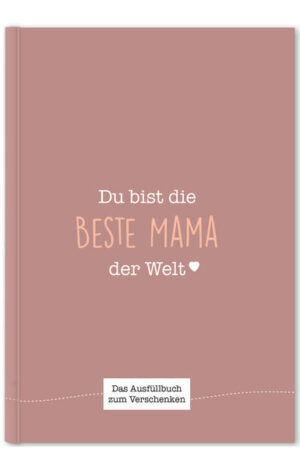 Dieses Buch bietet dir die Gelegenheit, deiner Mutter auf besondere Weise zu danken. Jede Seite ist liebevoll gestaltet und berücksichtigt die wichtigsten Stationen und Momente im Leben von dir und deiner Mama. Das Buch bietet ausreichend Platz, um in alten Zeiten zu schwelgen und prägende Erlebnisse festzuhalten. Ob Details rund um deine Geburt, Erinnerungen an bedeutsame Geschehnisse, vermittelte Werte, hilfreiche Tipps oder typische Sprüche - es ist an alles gedacht. Mit Momentaufnahmen, Fotos und Zeichnungen lässt sich dieses Buch noch persönlicher gestalten. Das Ausfüllbuch ist das perfekte Geschenk für deinen Mama, egal ob zum Muttertag, zum Geburtstag, zu Weihnachten oder einfach so.