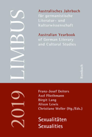 Der Band sucht, die Bedeutung des konzeptuellen Wandels von Sexualität und Sexualitäten zu ergründen, und untersucht, wie diese Entwicklung in den verschiedenen Medien ästhetisch und kritisch reflektiert wird. Unter Bezugnahme auf feministische und queertheoretische Ansätze wird danach gefragt, wie die neue Fluidität die Vorstellungen von Sex und Geschlecht und von Erotik und Lust beeinflussen und wie sich dies literarisch und kulturell niederschlägt. Behandelt werden u.a. Texte von: Ingeborg Bachmann, Hubert Fichte, Theodor Fontane, Gerhart Hauptmann, Irmgard Keun, Robert Musil, Richard Schemmerer, Noah Voisine, Frank Wedekind und Mario Wirz.